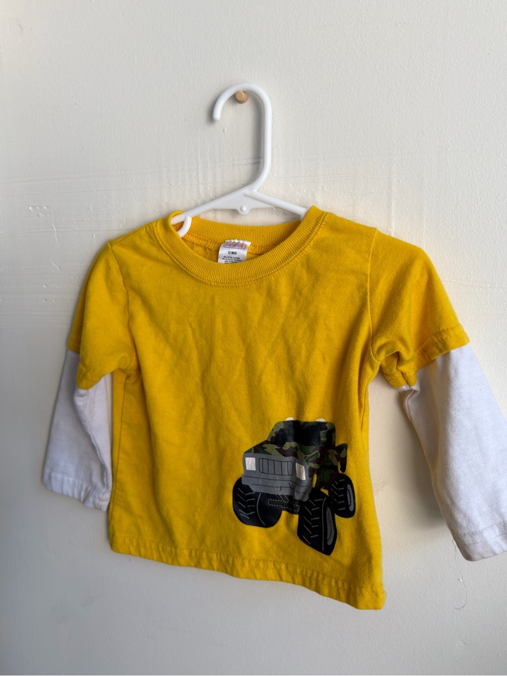 Vintage Boys' Layered-Look Monster Truck Tee